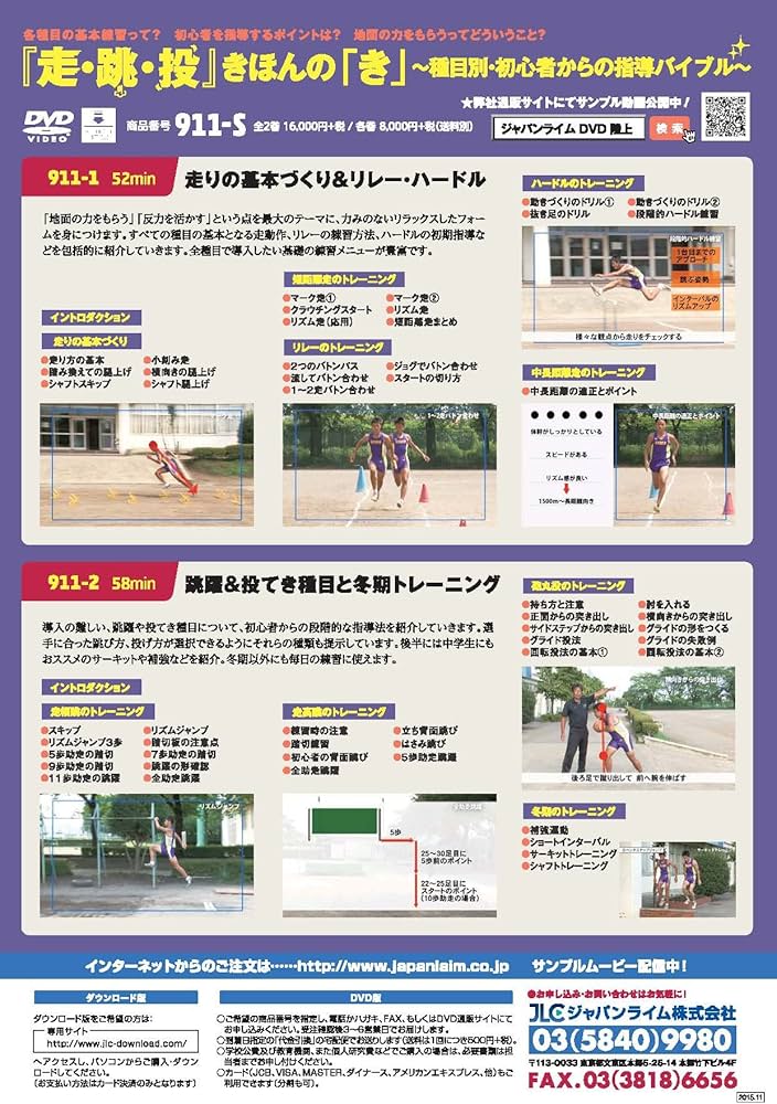 Amazon.co.jp: 『走・跳・投』きほんの「き」～種目別・初心者からの